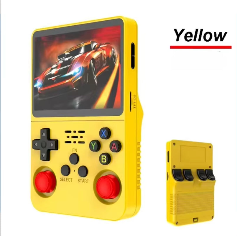 NEW R36S Retro Handheld Video Game Console Linux System 3.5-Inch IPS Screen Mini Portable Handheld Video Player 64GB 15000 Games