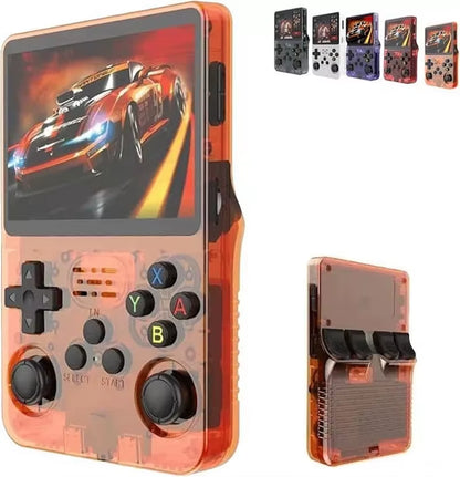 NEW R36S Retro Handheld Video Game Console Linux System 3.5-Inch IPS Screen Mini Portable Handheld Video Player 64GB 15000 Games