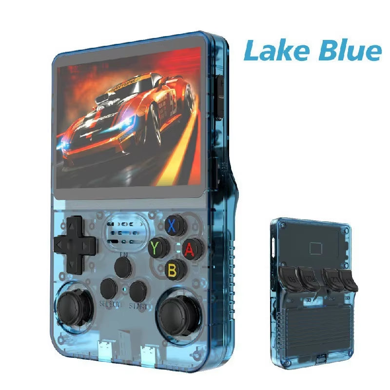 NEW R36S Retro Handheld Video Game Console Linux System 3.5-Inch IPS Screen Mini Portable Handheld Video Player 64GB 15000 Games