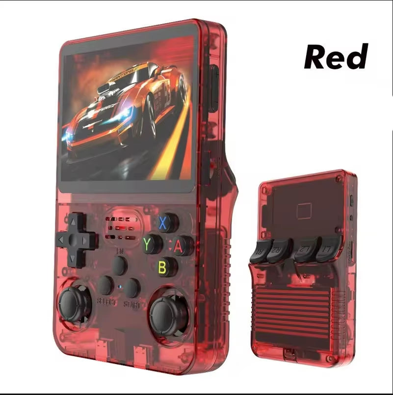 NEW R36S Retro Handheld Video Game Console Linux System 3.5-Inch IPS Screen Mini Portable Handheld Video Player 64GB 15000 Games