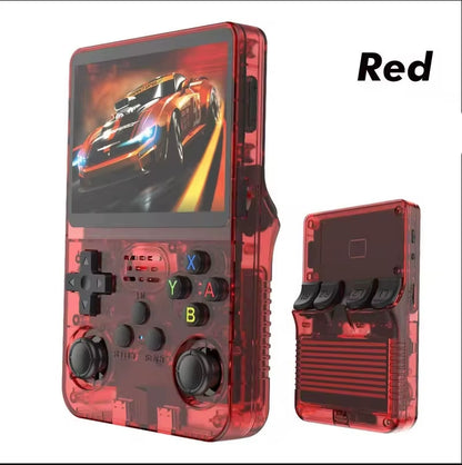 NEW R36S Retro Handheld Video Game Console Linux System 3.5-Inch IPS Screen Mini Portable Handheld Video Player 64GB 15000 Games