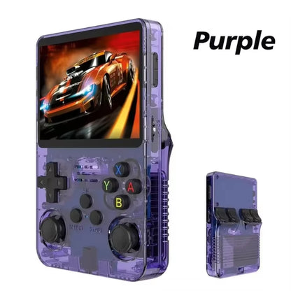 NEW R36S Retro Handheld Video Game Console Linux System 3.5-Inch IPS Screen Mini Portable Handheld Video Player 64GB 15000 Games