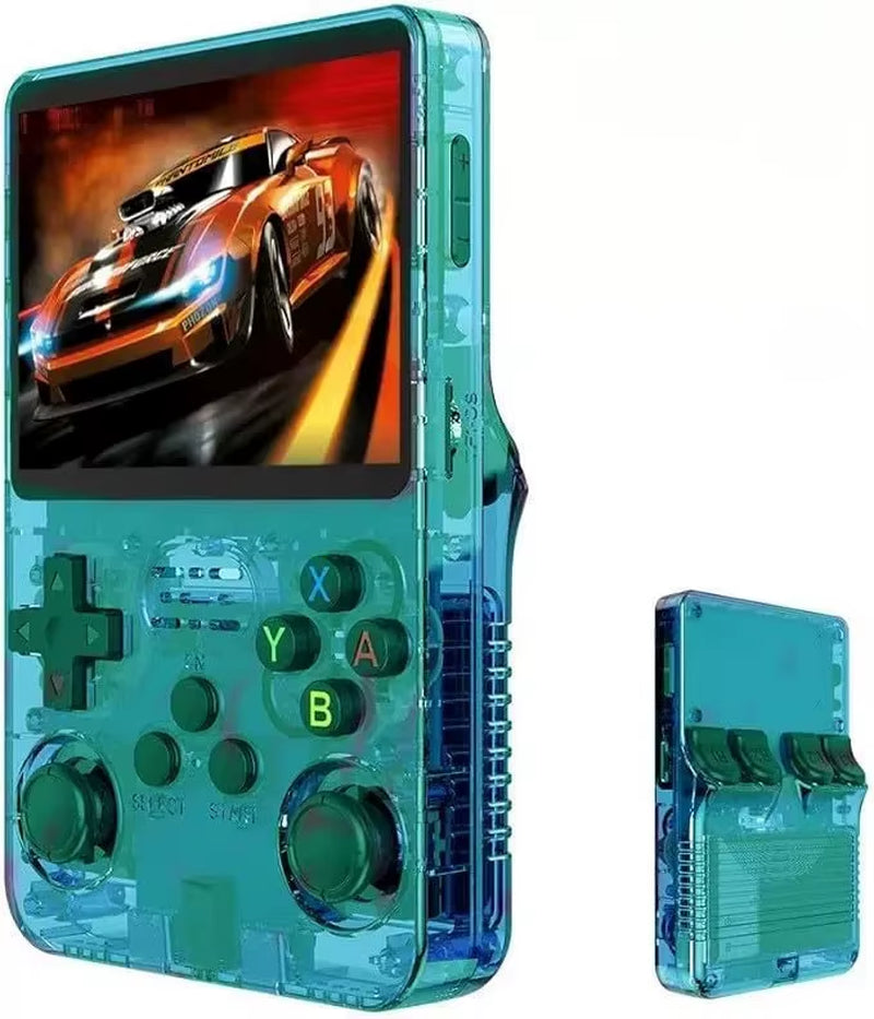 NEW R36S Retro Handheld Video Game Console Linux System 3.5-Inch IPS Screen Mini Portable Handheld Video Player 64GB 15000 Games