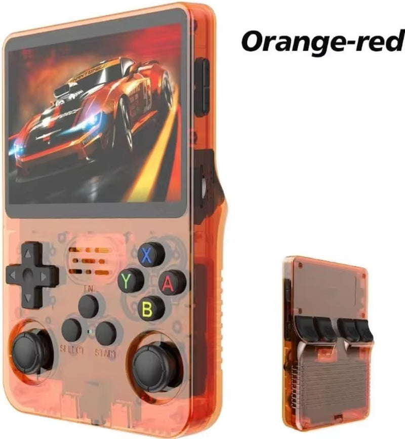 NEW R36S Retro Handheld Video Game Console Linux System 3.5-Inch IPS Screen Mini Portable Handheld Video Player 64GB 15000 Games