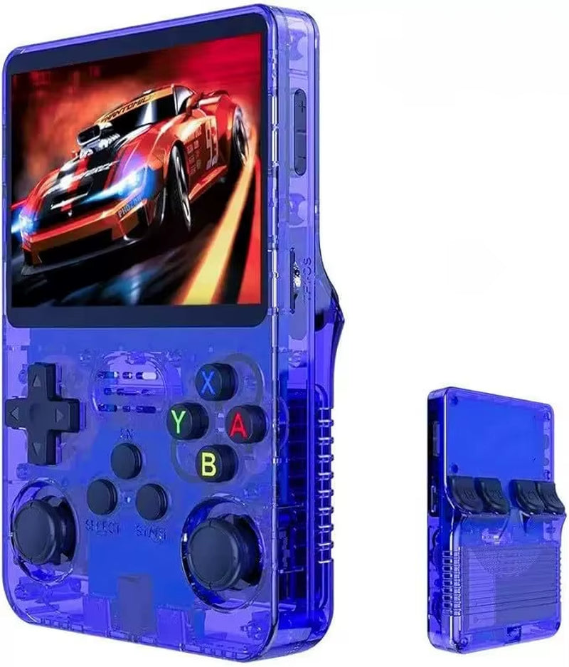 NEW R36S Retro Handheld Video Game Console Linux System 3.5-Inch IPS Screen Mini Portable Handheld Video Player 64GB 15000 Games
