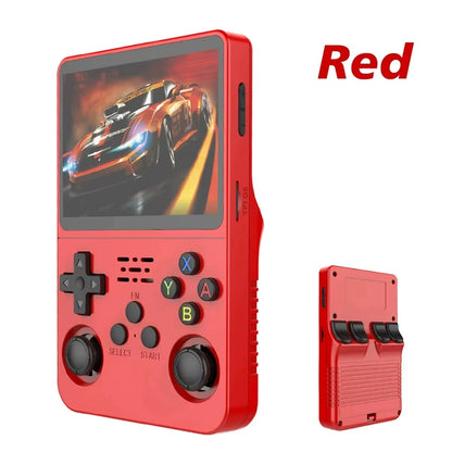 NEW R36S Retro Handheld Video Game Console Linux System 3.5-Inch IPS Screen Mini Portable Handheld Video Player 64GB 15000 Games
